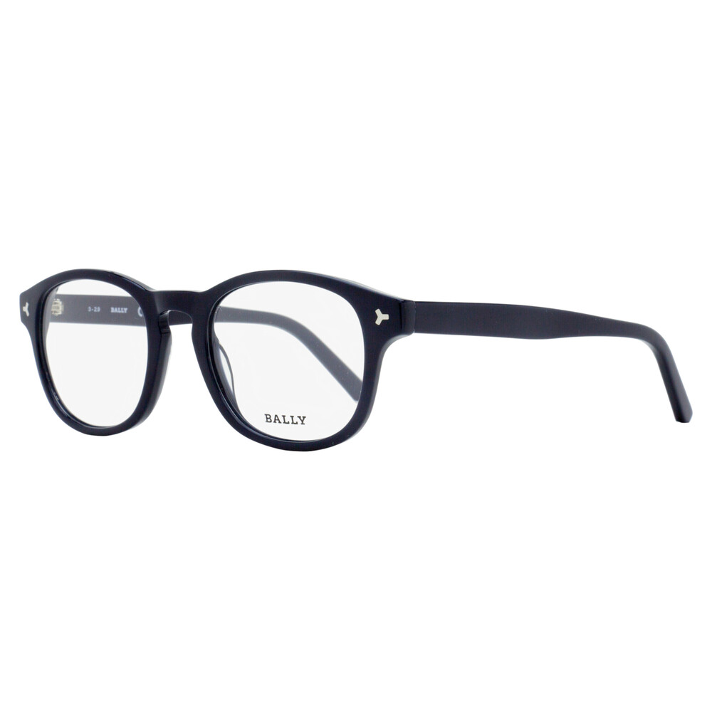 Bally Rectangular Eyeglasses BY5019 090 Dark Blue 50mm